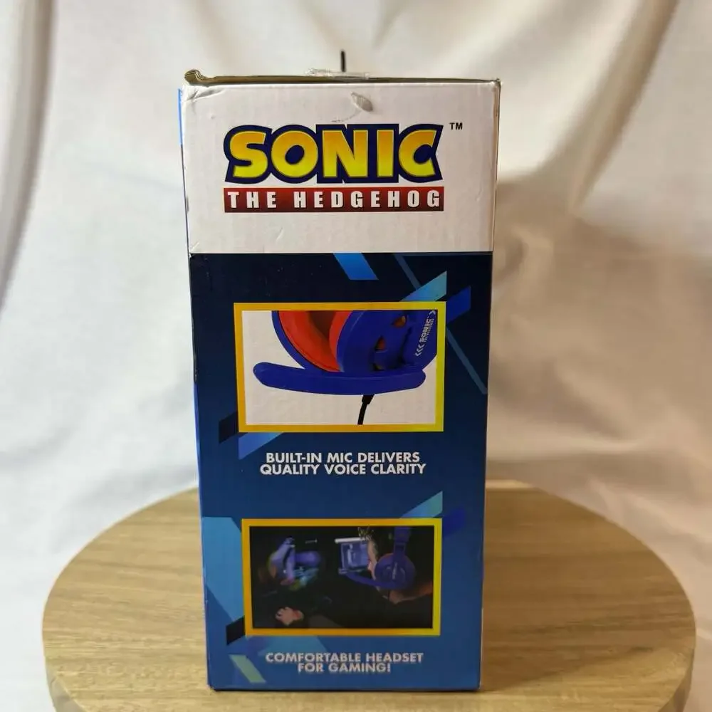 Sakar International Sonic The Hedgehog Gaming Headset with Communication Mic